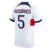 Paris Saint-Germain Marquinhos #5 Borta matchtröja 2023-24 Kortärmad Billigt